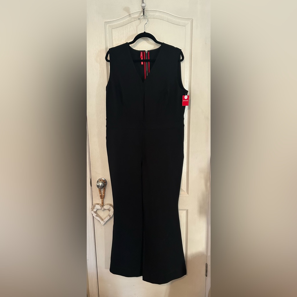 Host Pick Spanx Black V-Neck Jumpsuit